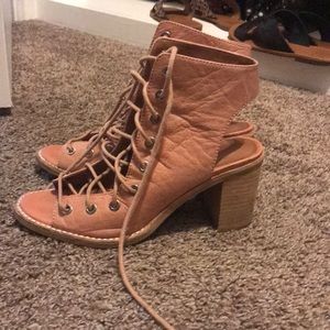 Jeffrey Campbell & Free people minimal lace up